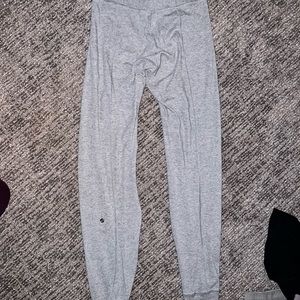 Grey Lululemon light knit joggers